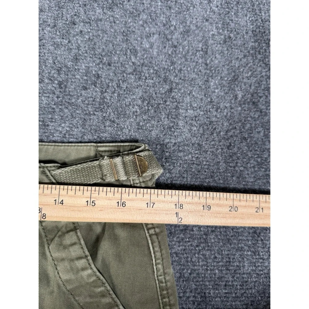 Sanctuary ReIssue Cargo Pants Womens Large Green Wide Leg Utility Adjustable - Picture 14 of 16